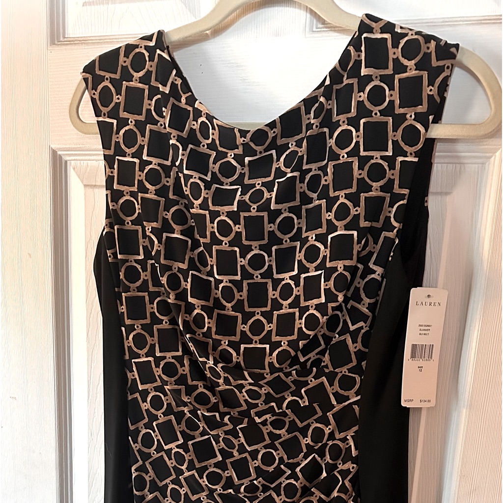 Cocktail Dress, Stretchy, From Ralph Lauren.